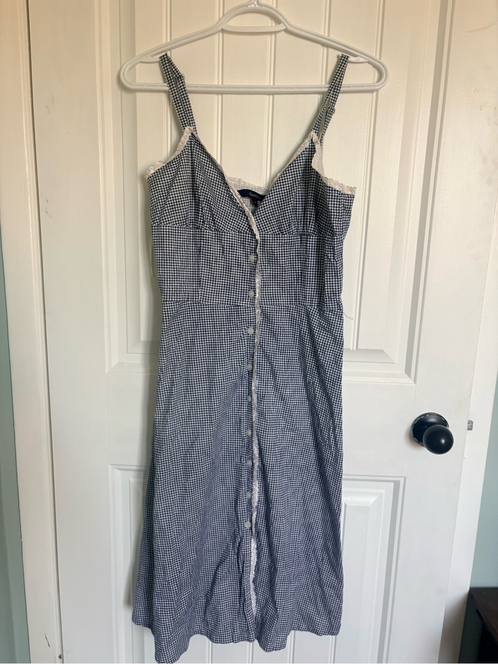 Reitmans Gingham Lace‑Trim Dress Cottagecore | Summer Picnic | Beach Costal - Picture 2 of 8